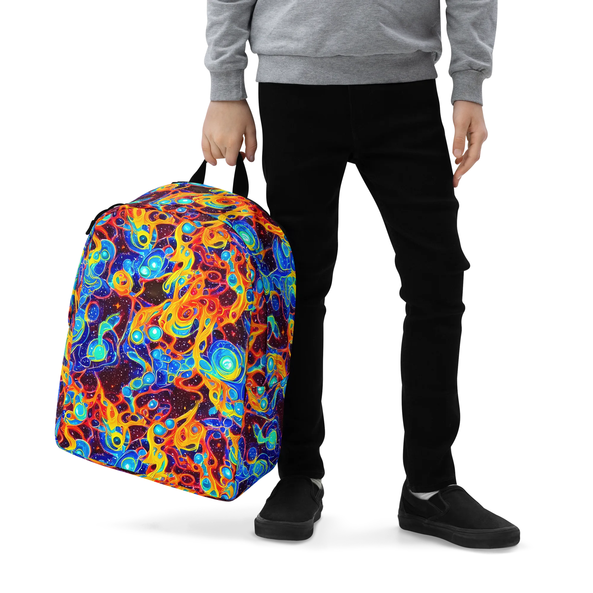 Stellar Fluid on Minimalist Backpack — Zoomed-in