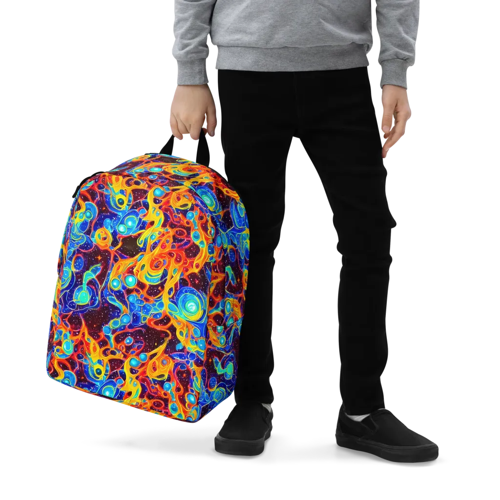Stellar Fluid on Minimalist Backpack — Zoomed-in