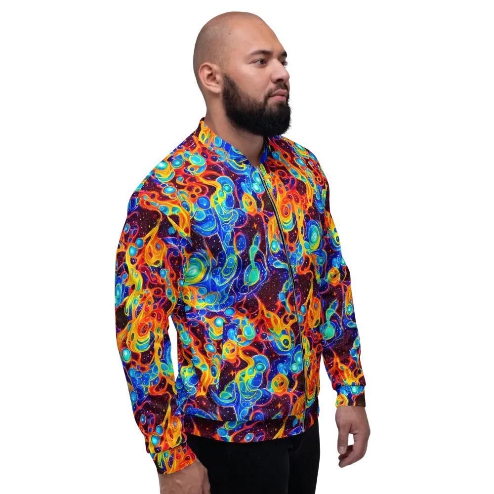Stellar Fluid on Bomber Jacket — Right