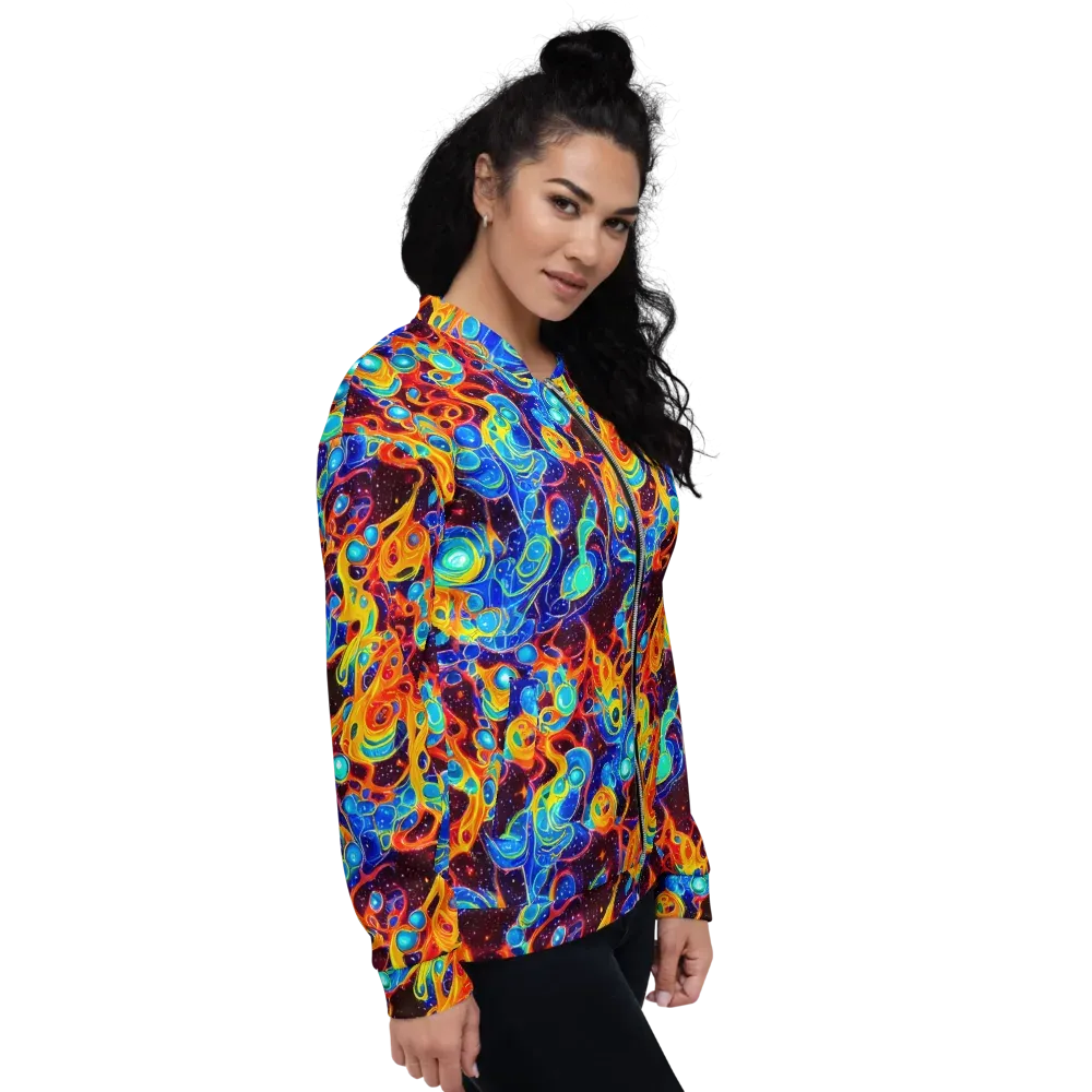 Stellar Fluid on Bomber Jacket — Right