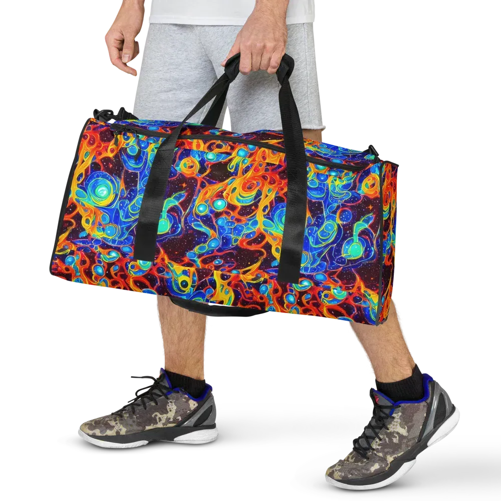 Stellar Fluid on Duffle Bag — Front