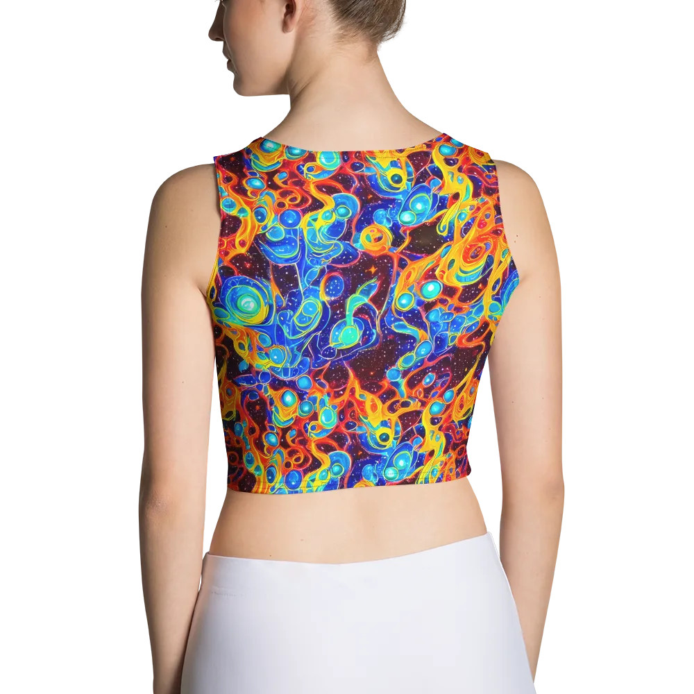 Stellar Fluid on Crop Top — Back