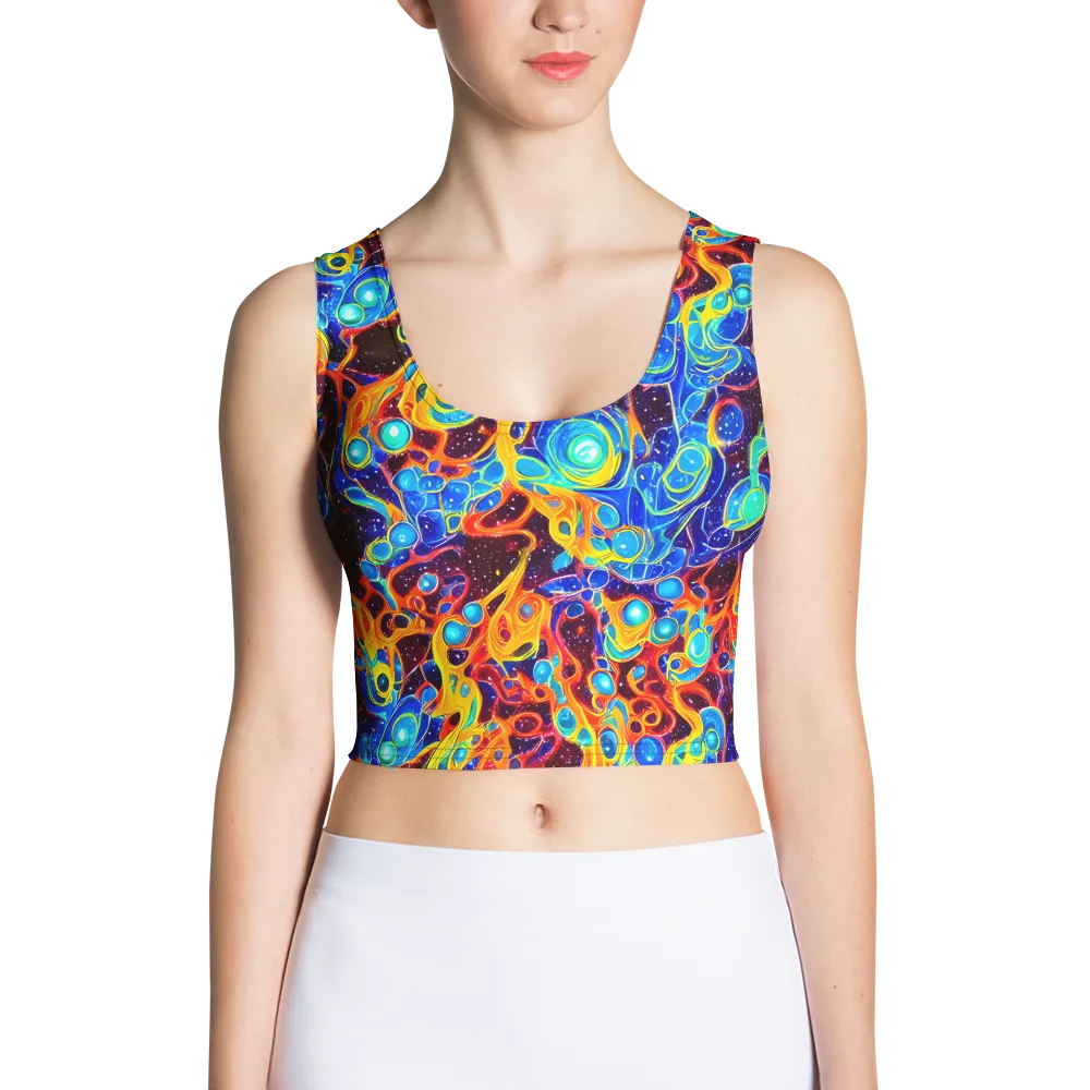 Stellar Fluid on Crop Top — Front