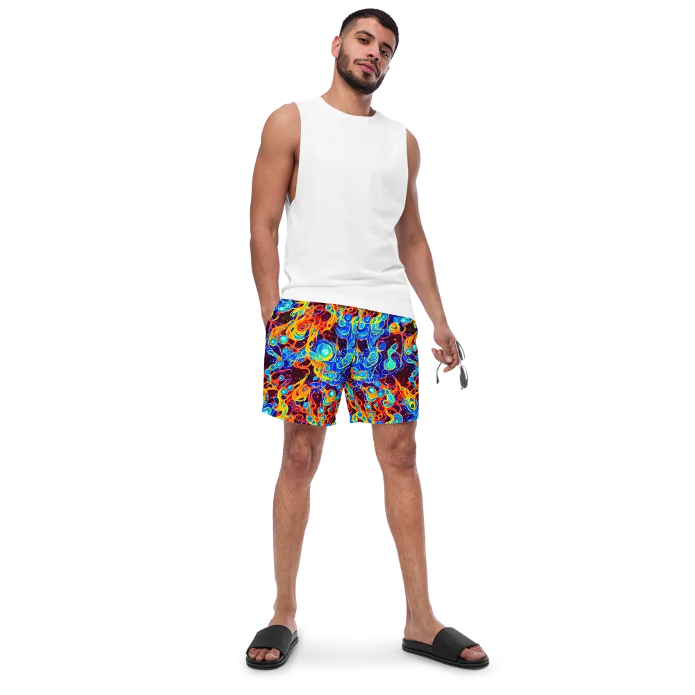 Stellar Fluid on Swim Trunks — Front
