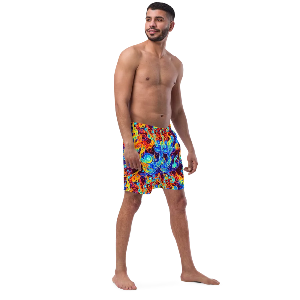 Stellar Fluid on Swim Trunks — Right Front