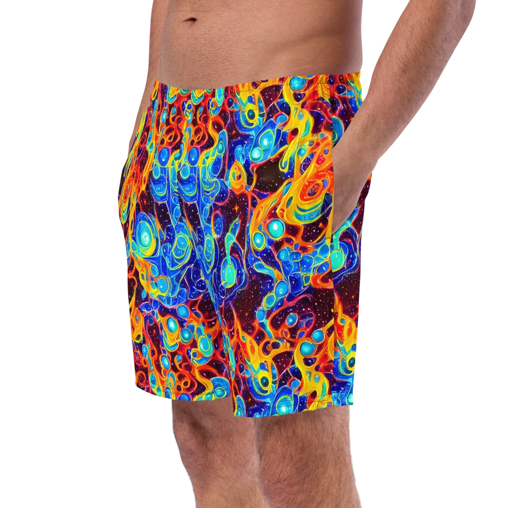 Stellar Fluid on Swim Trunks — Left Front