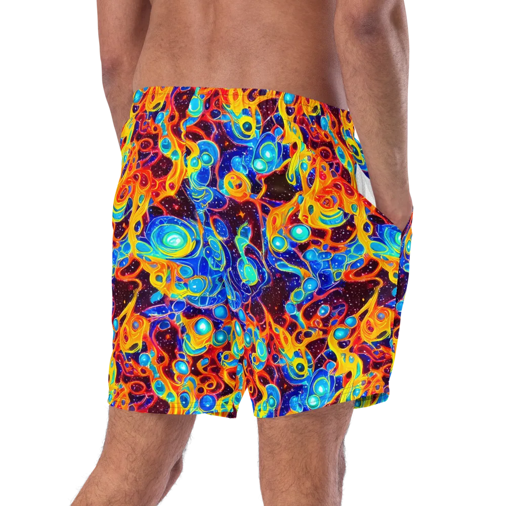 Stellar Fluid on Swim Trunks — Right Back