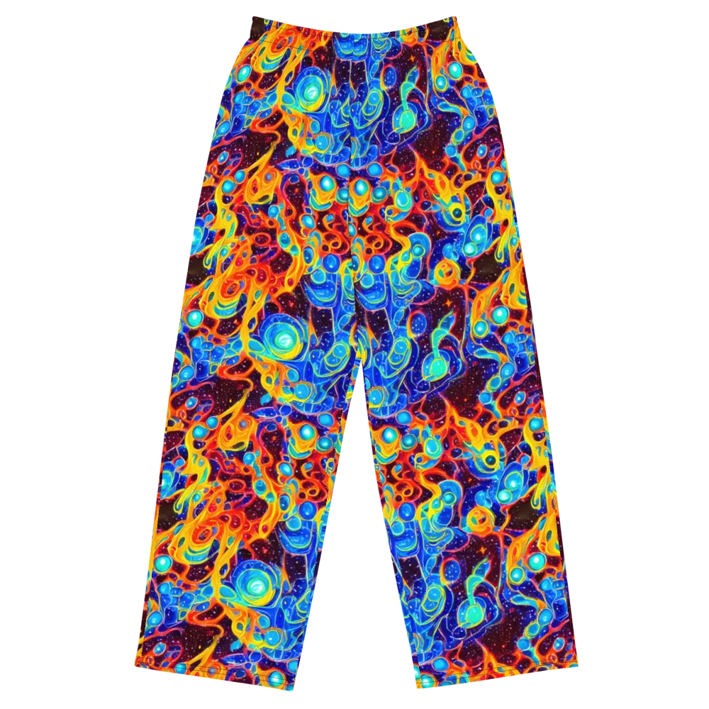 Stellar Fluid on Wide-Leg Pants — Front