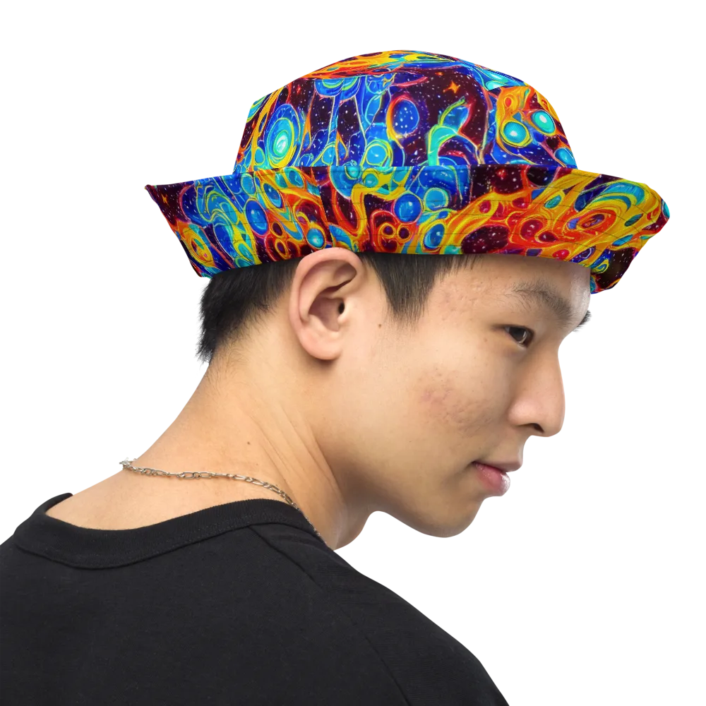 Stellar Fluid on Reversible Bucket Hat — Right Outside