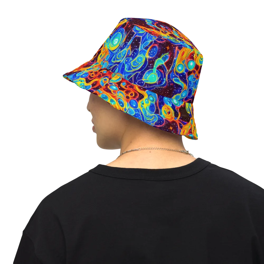 Stellar Fluid on Reversible Bucket Hat — Back Inside
