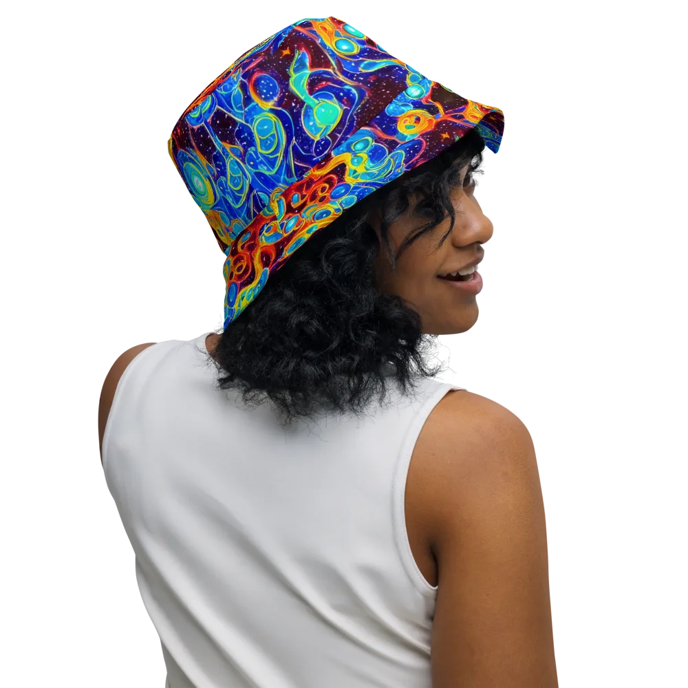 Stellar Fluid on Reversible Bucket Hat — Right Outside