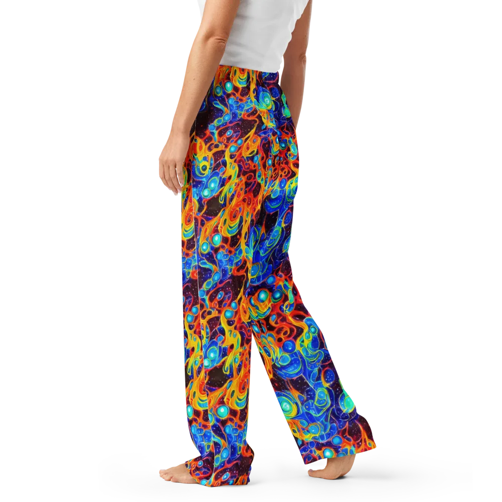 Stellar Fluid on Women's Pajama Pants — Left