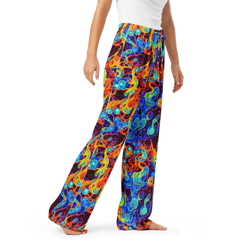 Stellar Fluid on Women's Pajama Pants — Right Front
