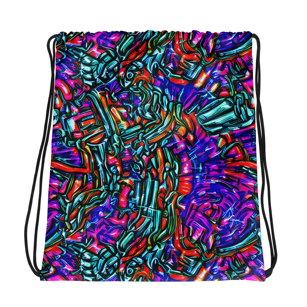 Electric Bamboo Nocturne on Drawstring Bag — Photo