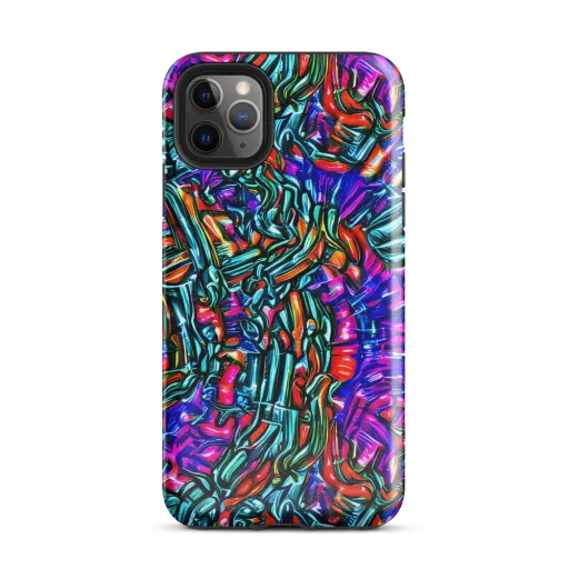 Electric Bamboo Nocturne on a Tough Case for iPhone®