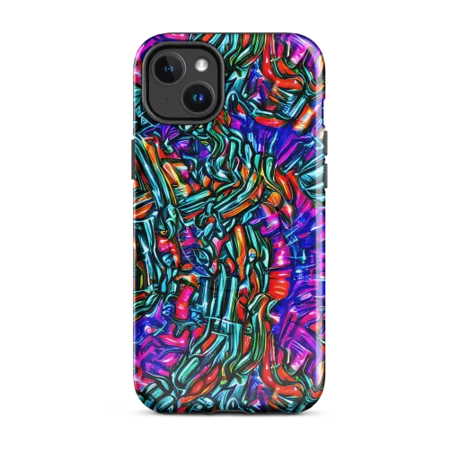 Electric Bamboo Nocturne on a MagSafe Tough Case for iPhone®