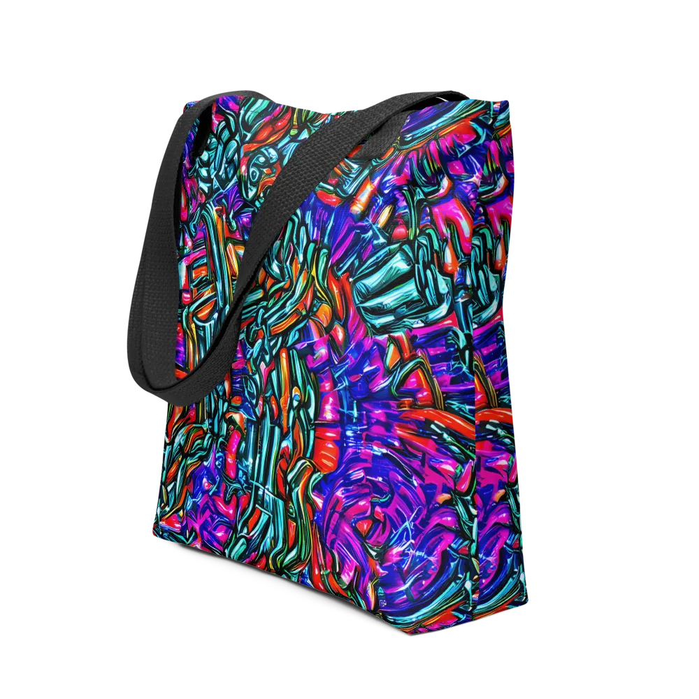 Electric Bamboo Nocturne on Tote Bag — Front
