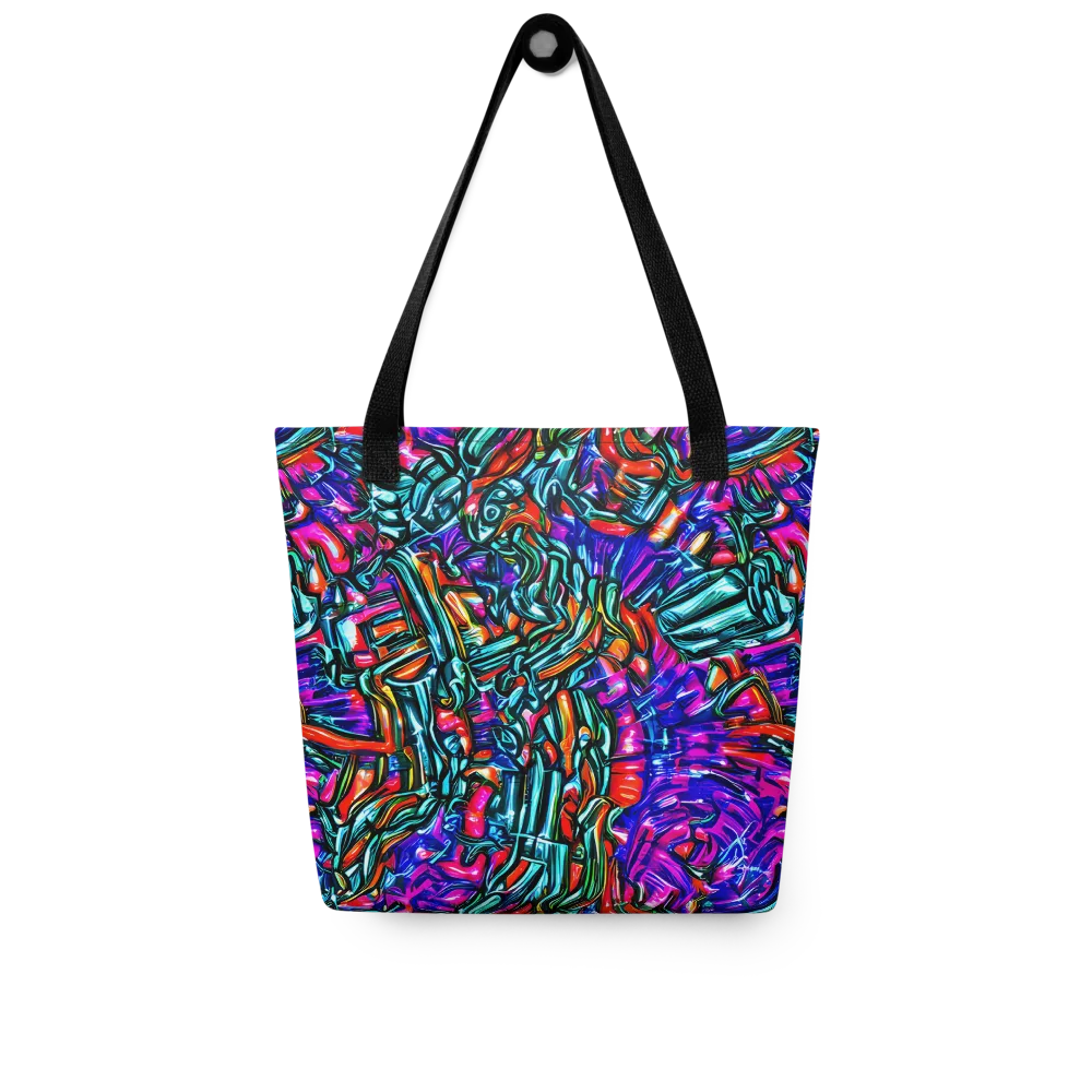 Electric Bamboo Nocturne on Tote Bag — Front