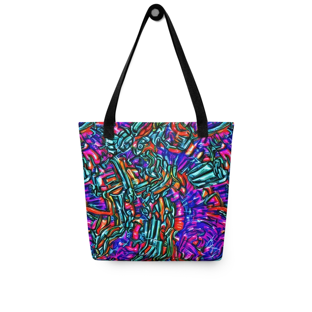 Electric Bamboo Nocturne on Tote Bag — Front