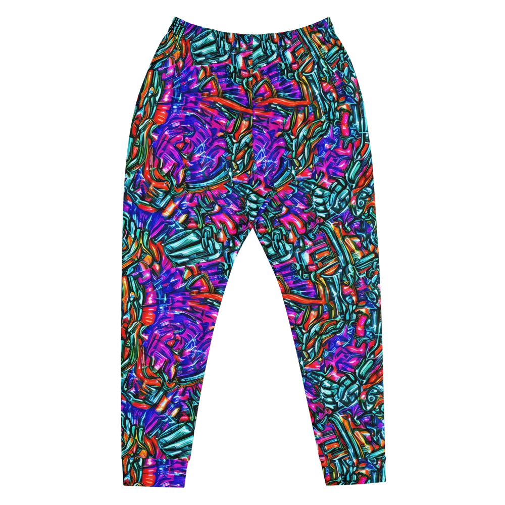 Electric Bamboo Nocturne on Men's Joggers — Front