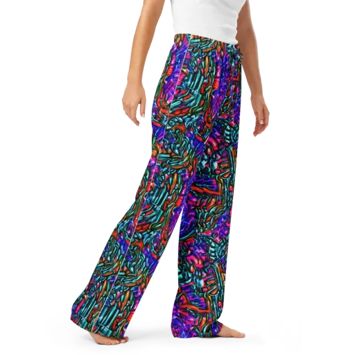 Electric Bamboo Nocturne on a Women's Pajama Pants