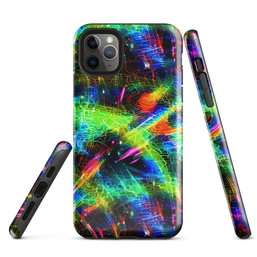 Neon Pulse on a Tough Case for iPhone®