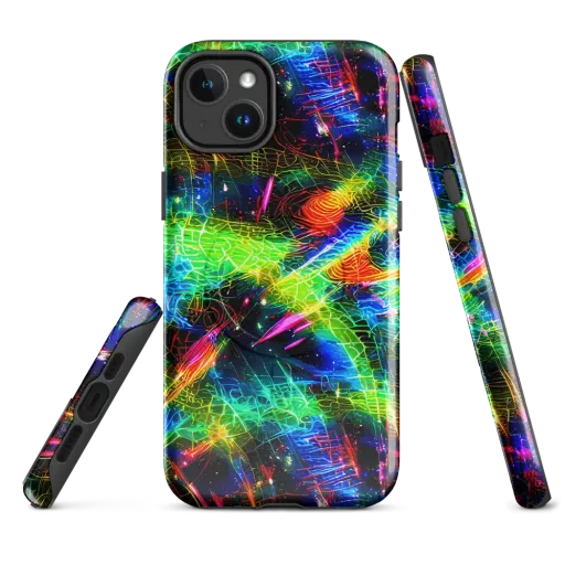Neon Pulse on a MagSafe Tough Case for iPhone®