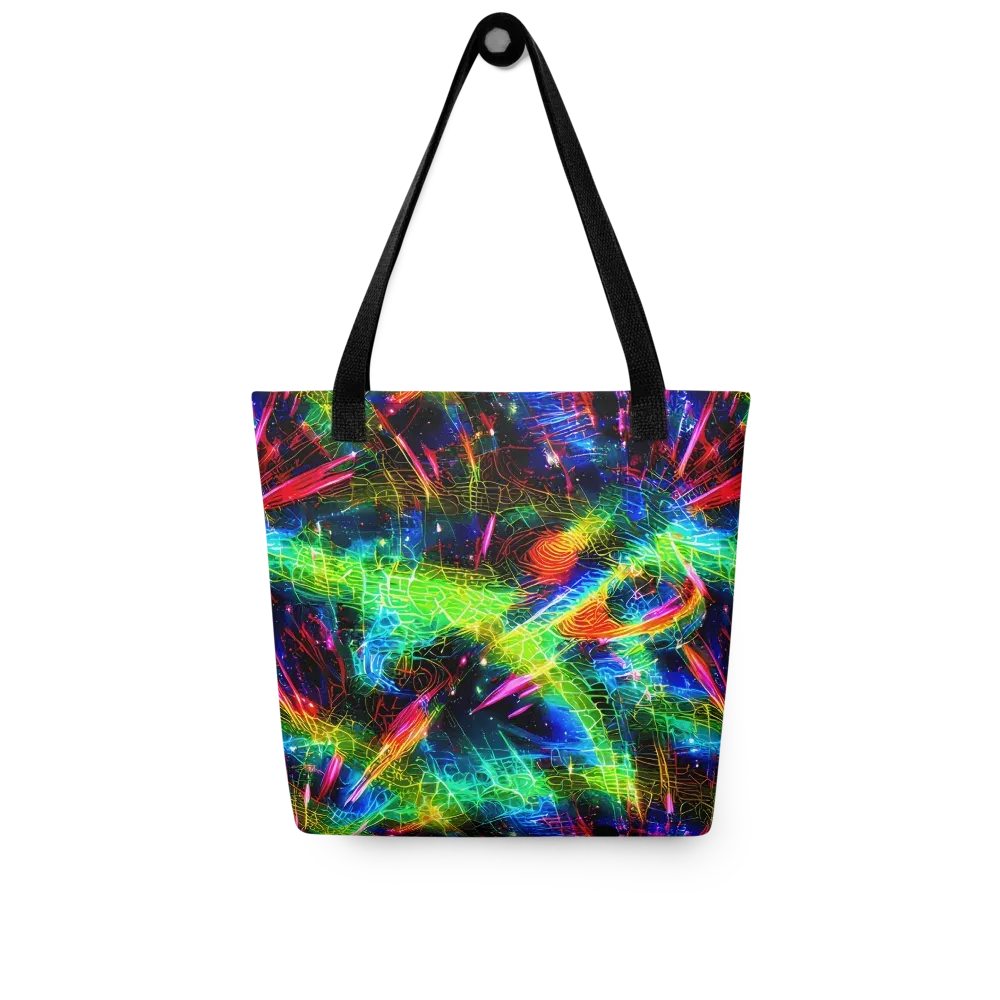 Neon Pulse on Tote Bag — Front
