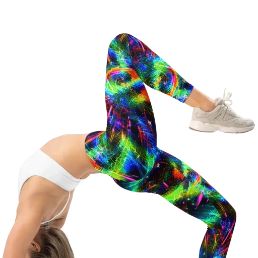 Neon Pulse on a Leggings