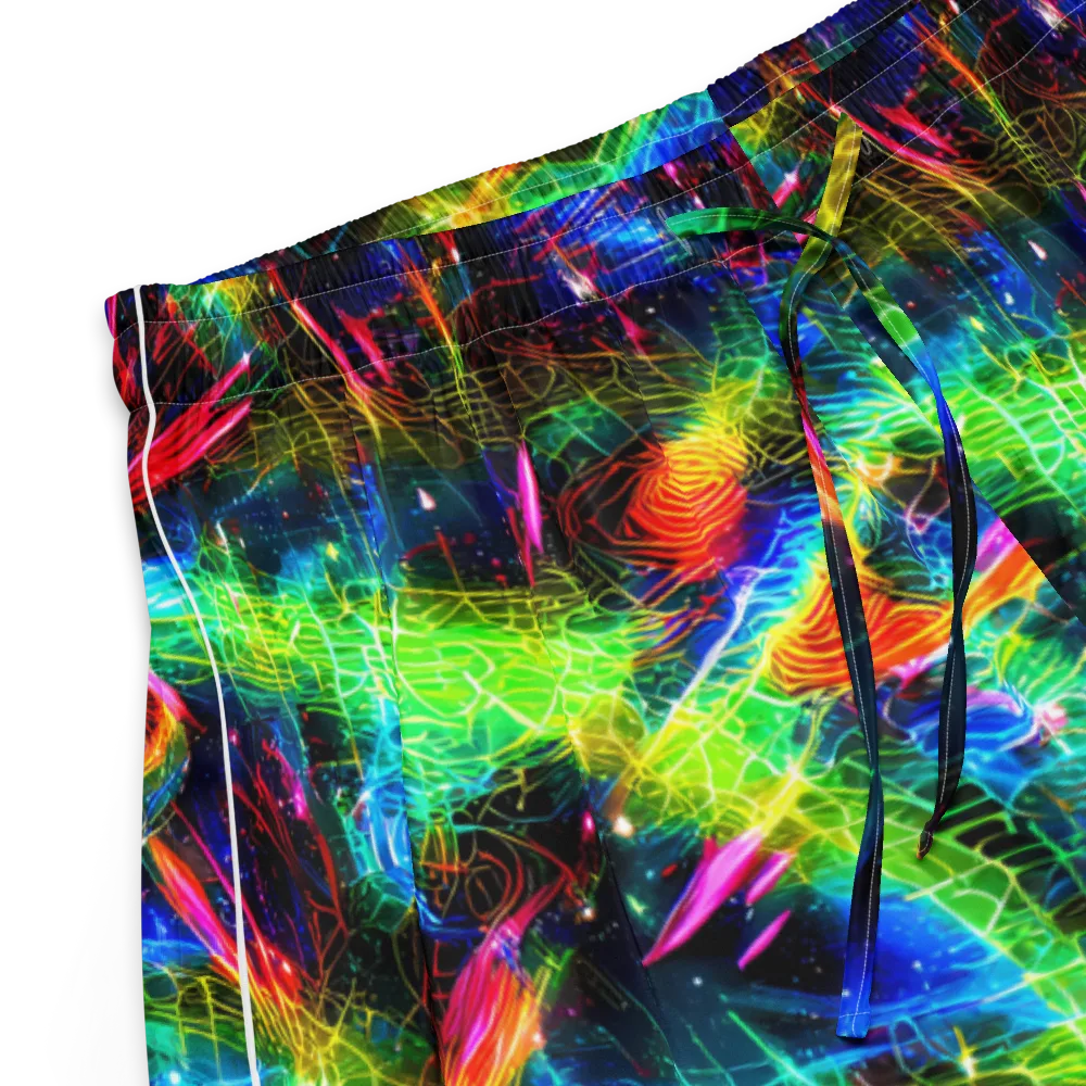 Neon Pulse on Women's Pajama Shorts — Product details