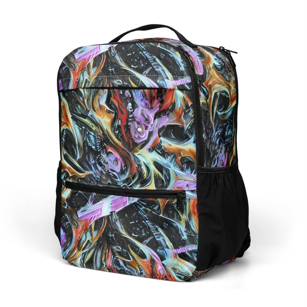 Galactic Spill on Utility Backpack — Left Front