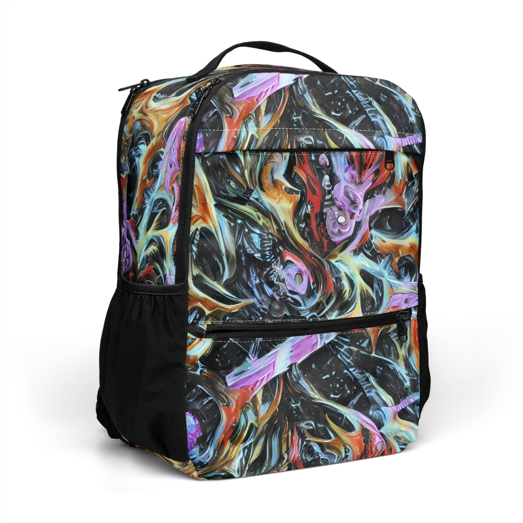 Galactic Spill on Utility Backpack — Right Front