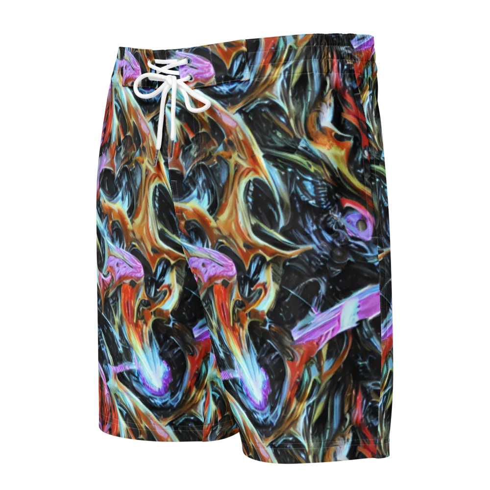 Galactic Spill on Men's Board Shorts — Front