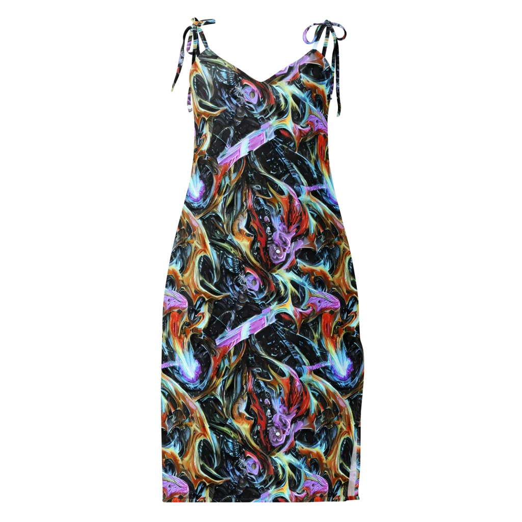 Galactic Spill on Slip Dress — Front