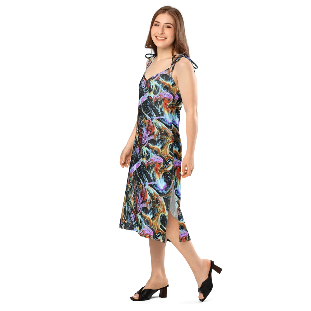 Galactic Spill on Slip Dress — Left Front