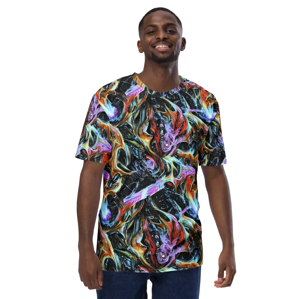 Galactic Spill on Men's Crew Neck T-Shirt — Front