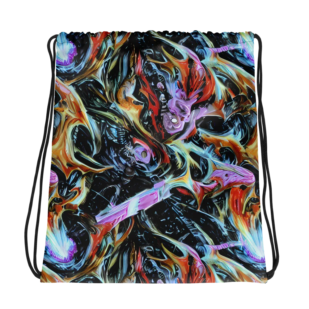 Galactic Spill on Drawstring Bag — Photo