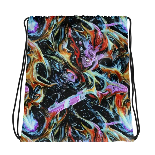 Galactic Spill on a Drawstring Bag