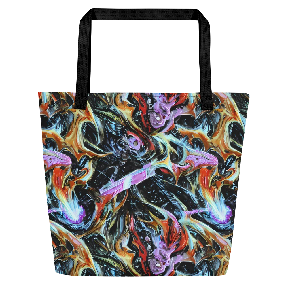 Galactic Spill on Large Tote Bag W/ Pocket — Front