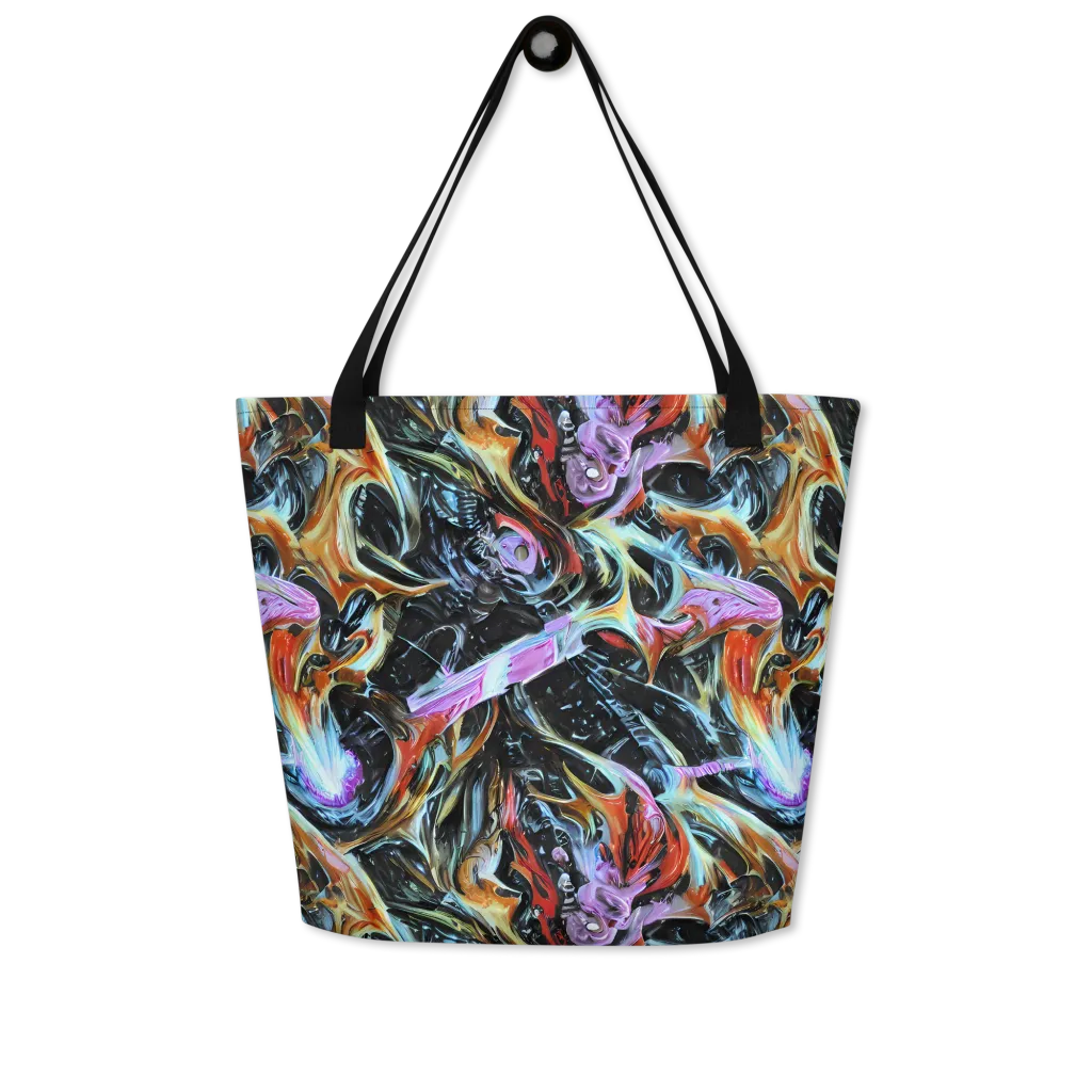 Galactic Spill on Large Tote Bag W/ Pocket — Front