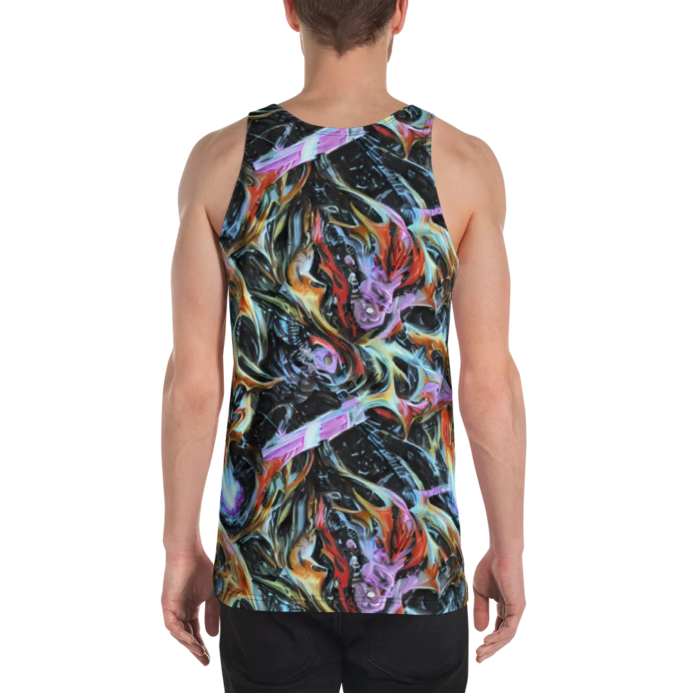 Galactic Spill on Men's Tank Top — Back