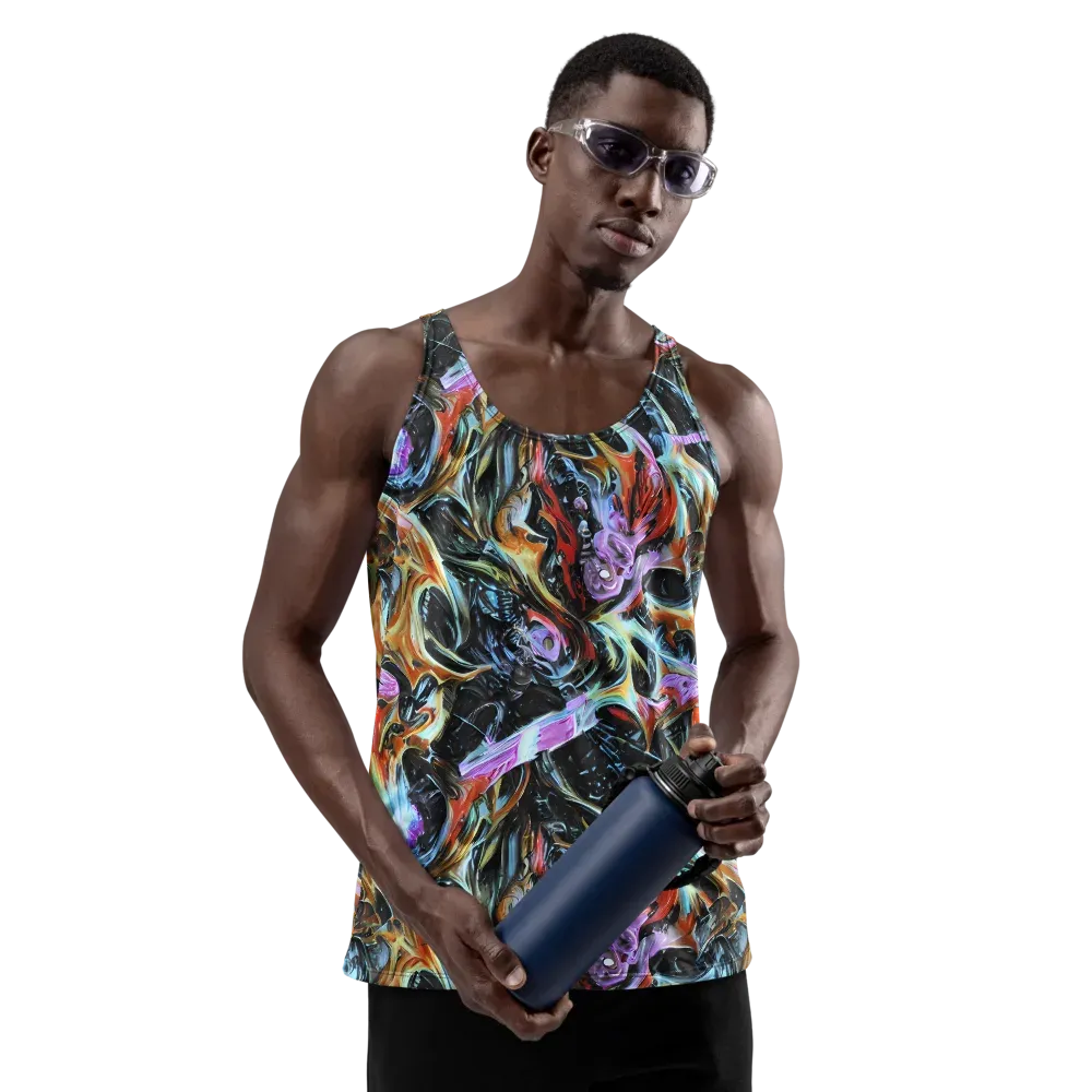 Galactic Spill on Men's Tank Top — Front