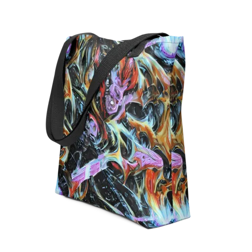Galactic Spill on a Tote Bag