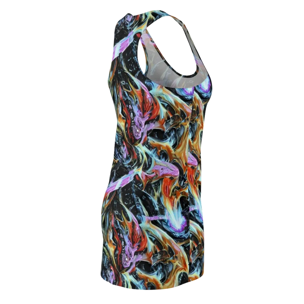 Galactic Spill on Racerback Dress — Back Side