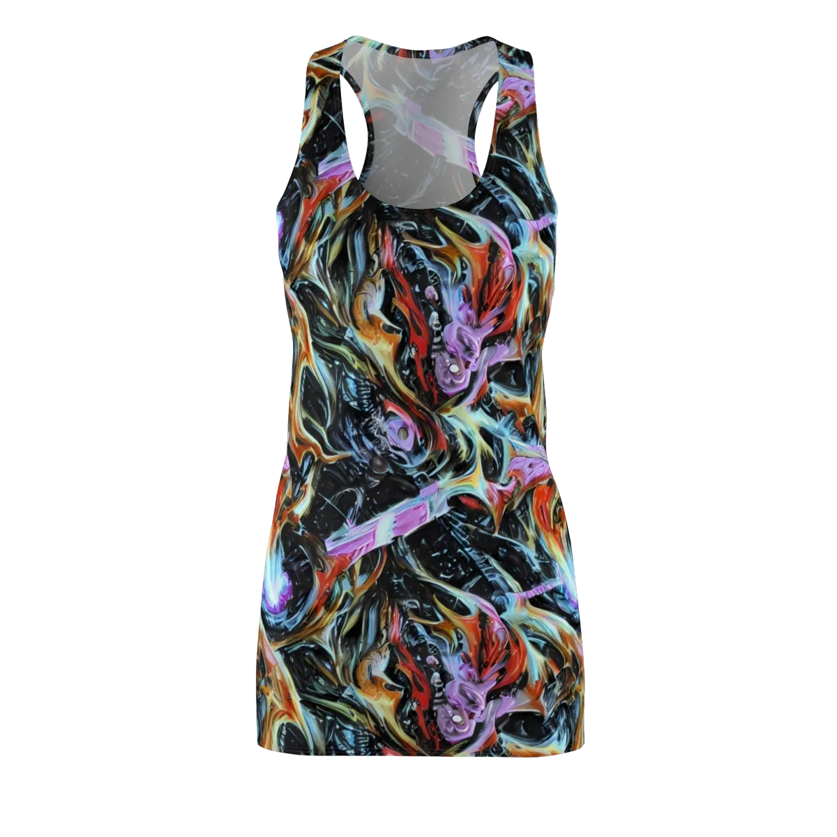 Galactic Spill on Racerback Dress — Front