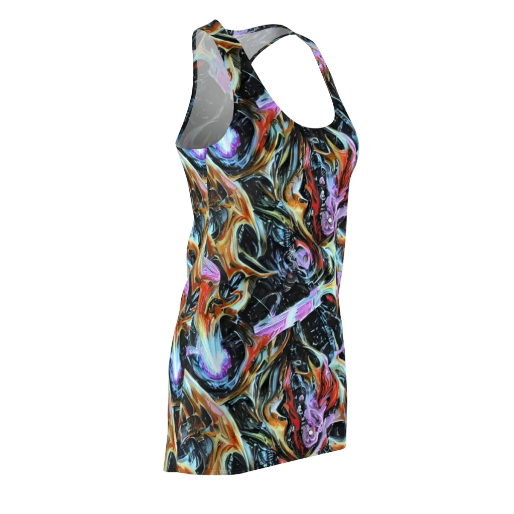 Galactic Spill on Racerback Dress — Front Side