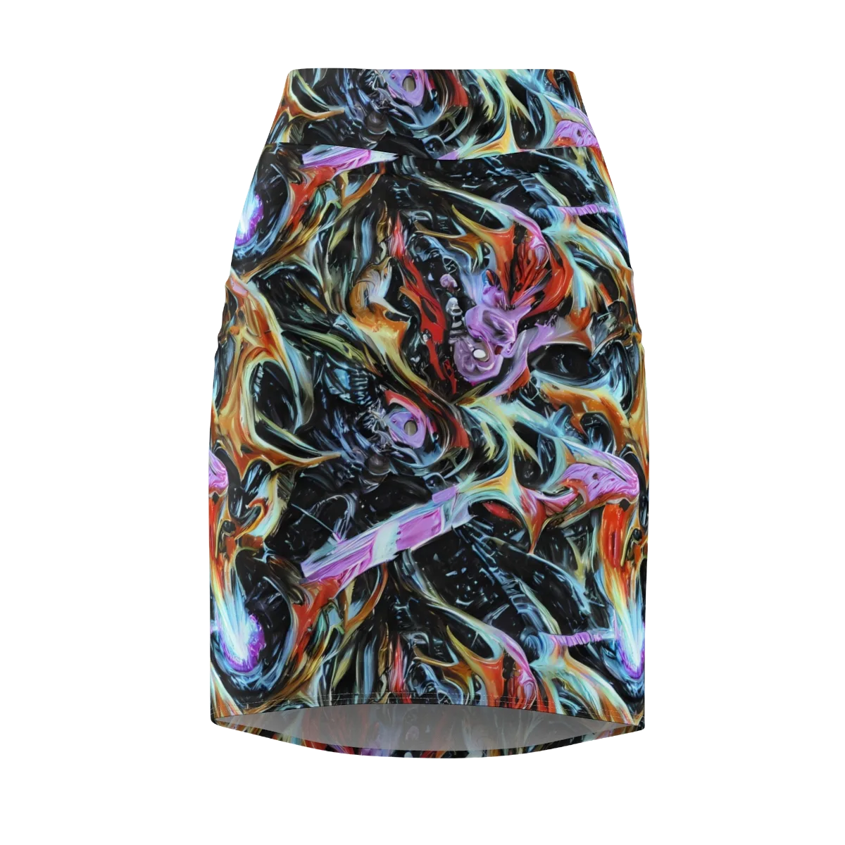 Galactic Spill on Pencil Skirt — Front