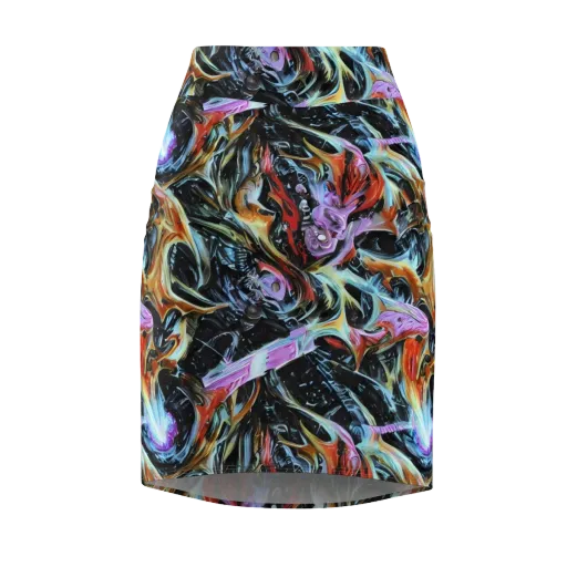 Galactic Spill on a Pencil Skirt