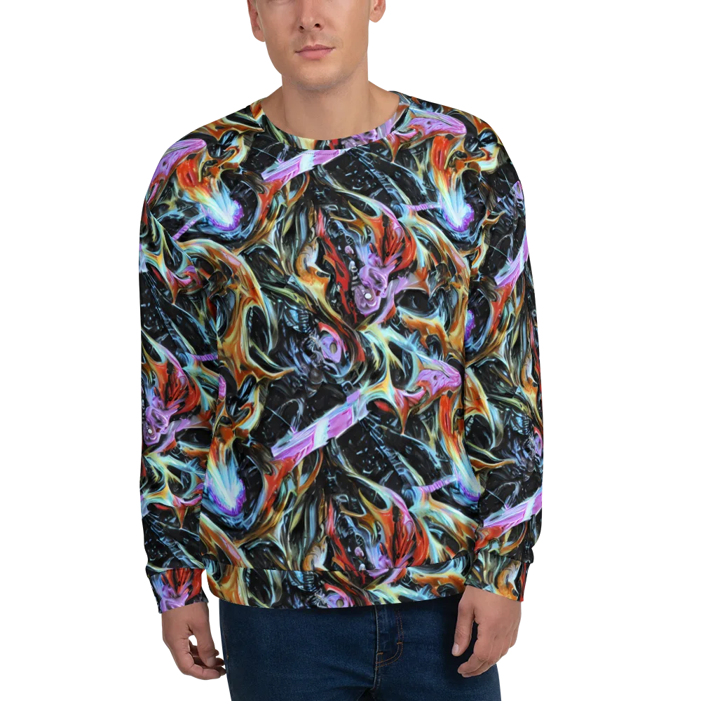 Galactic Spill on Sweatshirt — Front