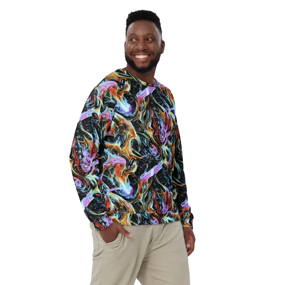Galactic Spill on Sweatshirt — Front